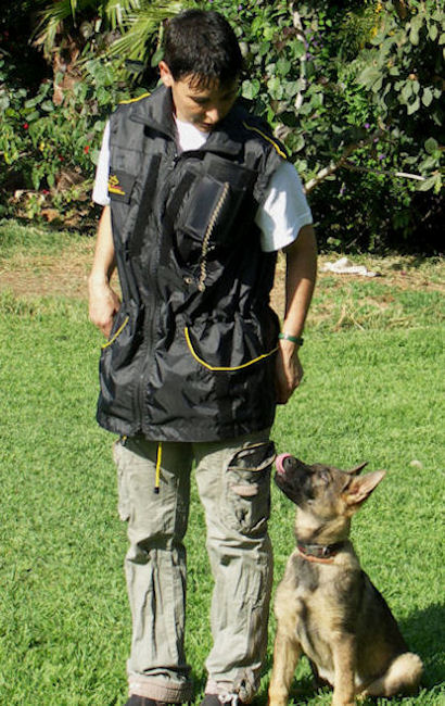 Dog Training Vest Funnel Vest Anti-Fight Bite Dog Trainer Clothes